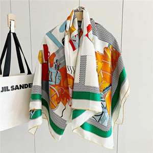 MaraSilk Pure Mulberry Silk Scarf - Square Twill MS548