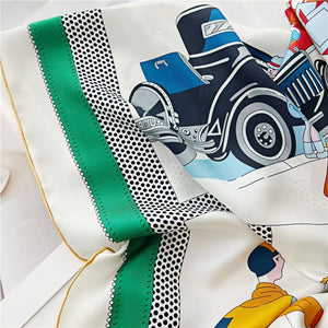 MaraSilk Pure Mulberry Silk Scarf - Square Twill MS548