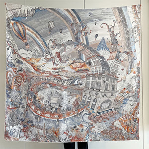 MaraSilk Pure Mulberry Silk Scarf - Square Twill MS551 53" x 53" MS55101