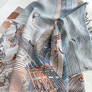 MaraSilk Pure Mulberry Silk Scarf - Square Twill MS551