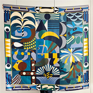 MaraSilk Pure Mulberry Silk Scarf - Square Twill MS552 53" x 53" MS55202