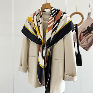 MaraSilk Pure Mulberry Silk Scarf - Square Twill MS554 53" x 53" MS55401