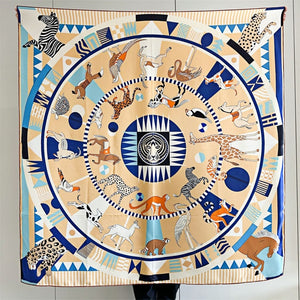 MaraSilk Pure Mulberry Silk Scarf - Square Twill MS555 53" x 53" MS55503