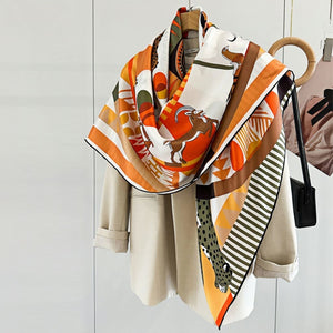 MaraSilk Pure Mulberry Silk Scarf - Square Twill MS555