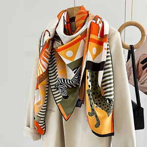 MaraSilk Pure Mulberry Silk Scarf - Square Twill MS555