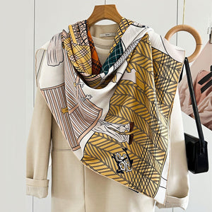 MaraSilk Pure Mulberry Silk Scarf - Square Twill MS557