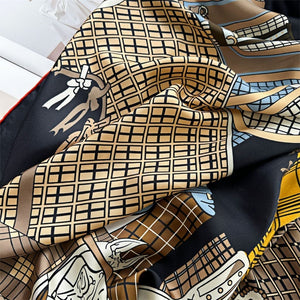 MaraSilk Pure Mulberry Silk Scarf - Square Twill MS557