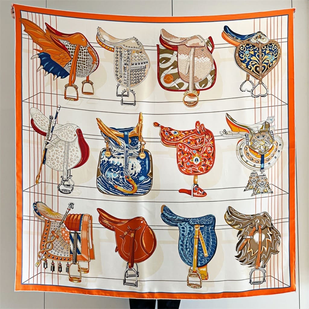 MaraSilk Pure Mulberry Silk Scarf - Square Twill MS558