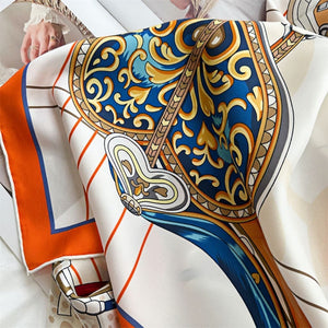 MaraSilk Pure Mulberry Silk Scarf - Square Twill MS558