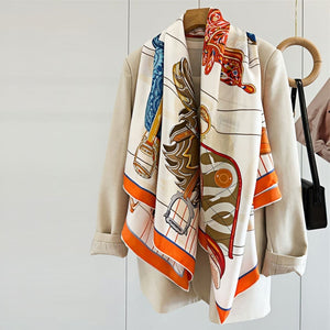 MaraSilk Pure Mulberry Silk Scarf - Square Twill MS558