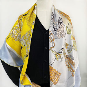 MaraSilk Pure Mulberry Silk Scarf - Square Twill MS560