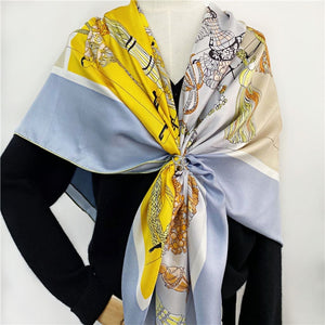 MaraSilk Pure Mulberry Silk Scarf - Square Twill MS560 53" x 53" MS56001