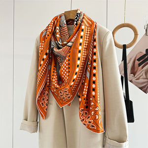 MaraSilk Pure Mulberry Silk Scarf - Square Twill MS563