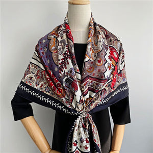 MaraSilk Pure Mulberry Silk Scarf - Square Twill MS567 53" x 53" MS56701