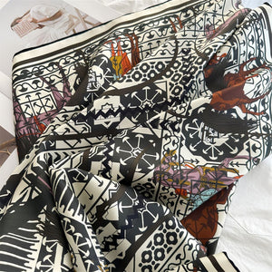 MaraSilk Pure Mulberry Silk Scarf - Square Twill MS835