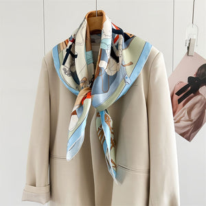 MaraSilk Pure Mulberry Silk Scarf - Square Twill MS836