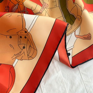 MaraSilk Pure Mulberry Silk Scarf - Square Twill MS836