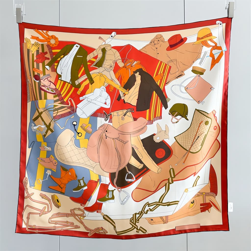 MaraSilk Pure Mulberry Silk Scarf - Square Twill MS836 34" x 34" MS83601