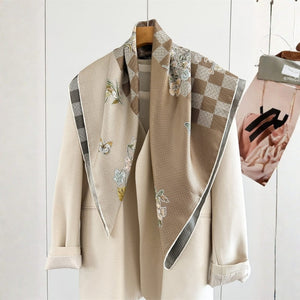 MaraSilk Pure Mulberry Silk Scarf - Square Twill MS849