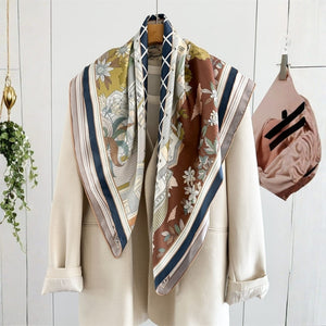 MaraSilk Pure Mulberry Silk Scarf - Square Twill MS849