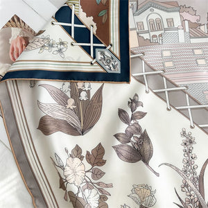 MaraSilk Pure Mulberry Silk Scarf - Square Twill MS849