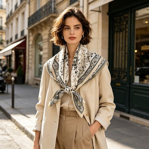 MaraSilk Pure Mulberry Silk Scarf - Square Twill MS849