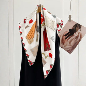 MaraSilk Pure Mulberry Silk Scarf - Square Twill MS854