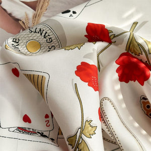 MaraSilk Pure Mulberry Silk Scarf - Square Twill MS854
