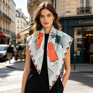 MaraSilk Pure Mulberry Silk Scarf - Square Twill MS854