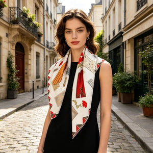 MaraSilk Pure Mulberry Silk Scarf - Square Twill MS854