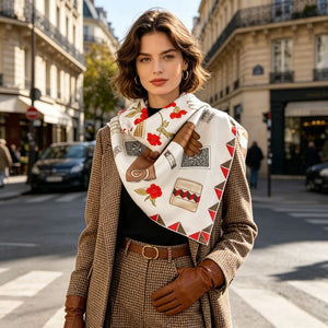 MaraSilk Pure Mulberry Silk Scarf - Square Twill MS854