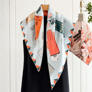 MaraSilk Pure Mulberry Silk Scarf - Square Twill MS854