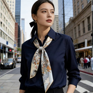 MaraSilk Pure Mulberry Silk Scarf - Square Twill MS858