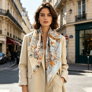 MaraSilk Pure Mulberry Silk Scarf - Square Twill MS858