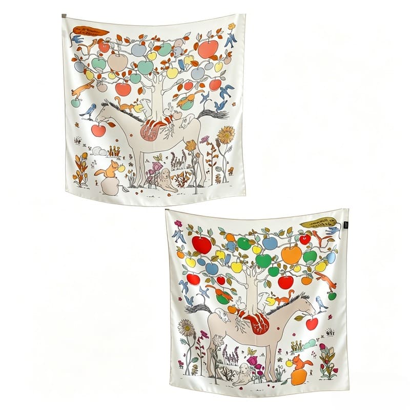 MaraSilk Pure Mulberry Silk Scarf - Square Twill MS859