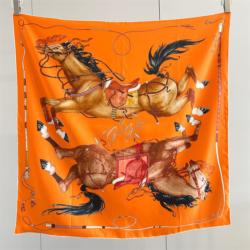 MaraSilk Pure Mulberry Silk Scarf - Square Twill MS860 34" x 34" MS86001