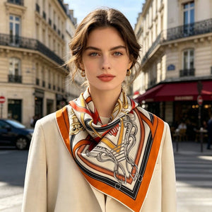 MaraSilk Pure Mulberry Silk Scarf - Square Twill MS863
