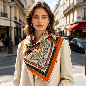 MaraSilk Pure Mulberry Silk Scarf - Square Twill MS863