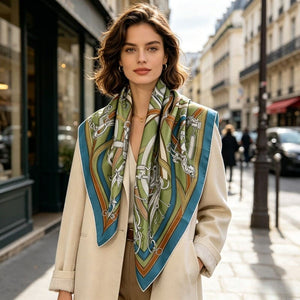 MaraSilk Pure Mulberry Silk Scarf - Square Twill MS863