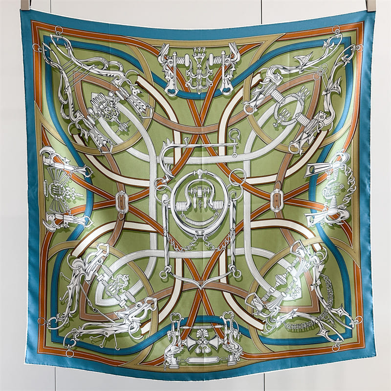 MaraSilk Pure Mulberry Silk Scarf - Square Twill MS863 34" x 34" MS86301