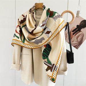 MaraSilk Pure Mulberry Silk Scarf - Square Twill MS867