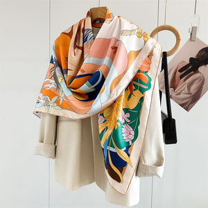 MaraSilk Pure Mulberry Silk Scarf - Square Twill MS876