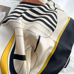 MaraSilk Pure Mulberry Silk Scarf - Square Twill MS877