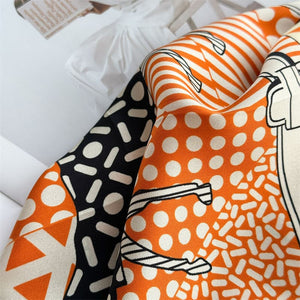 MaraSilk Pure Mulberry Silk Scarf - Square Twill MS878