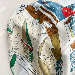 MaraSilk Pure Mulberry Silk Scarf - Square Twill MS883