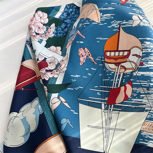 MaraSilk Pure Mulberry Silk Scarf - Square Twill MS883