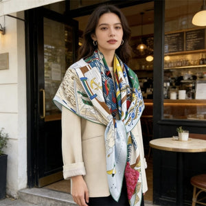 MaraSilk Pure Mulberry Silk Scarf - Square Twill MS883