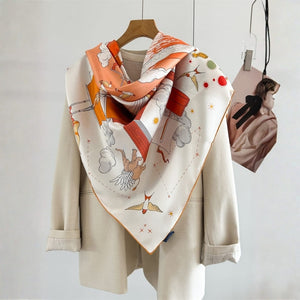 MaraSilk Pure Mulberry Silk Scarf - Square Twill MS883