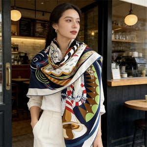 MaraSilk Pure Mulberry Silk Scarf - Square Twill MS884