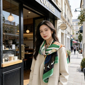 MaraSilk Pure Mulberry Silk Scarf - Square Twill MS884